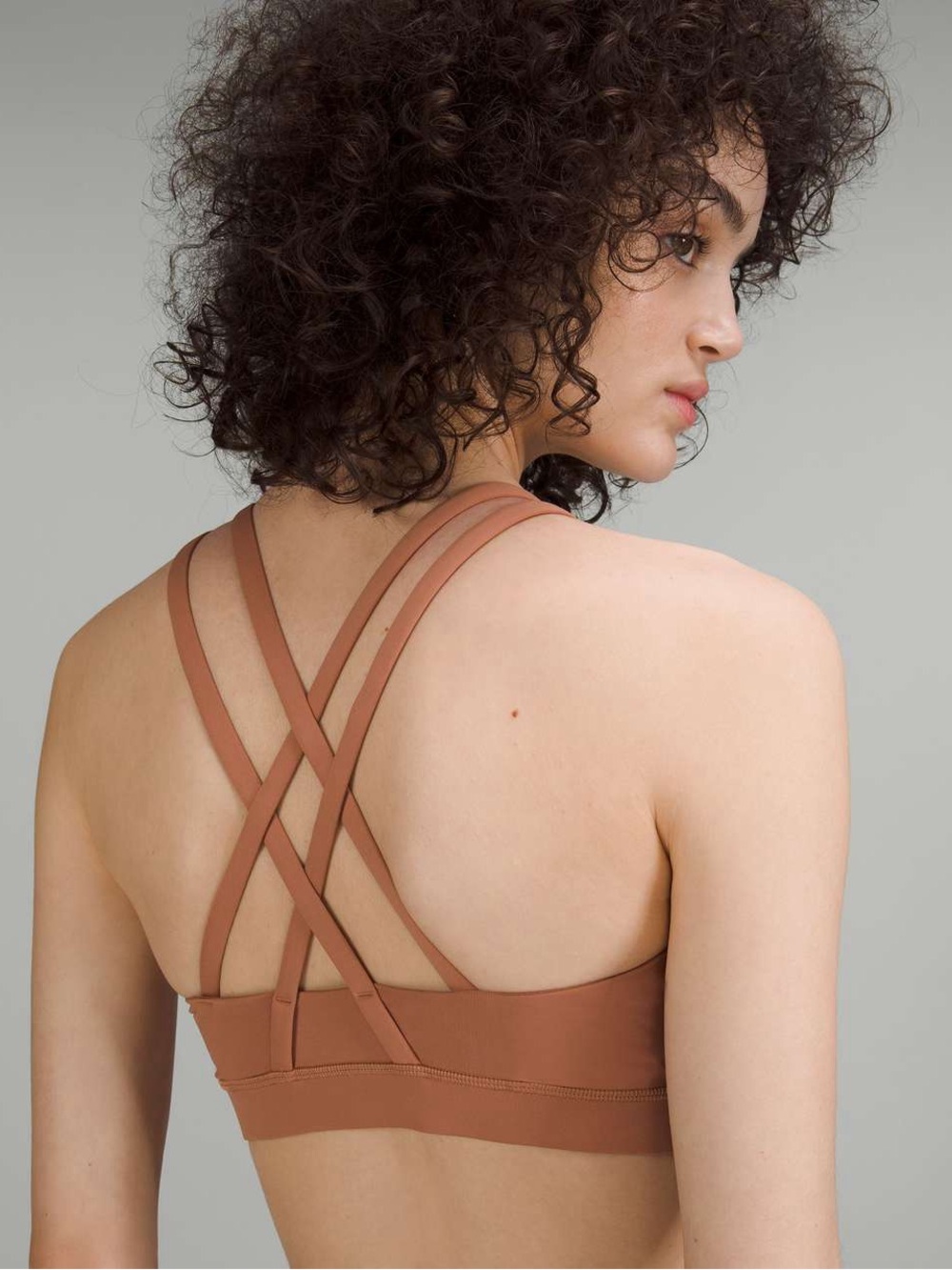 lululemon Energy Bra *Medium Support, B–D Cups in Dusty Clay Size 8
